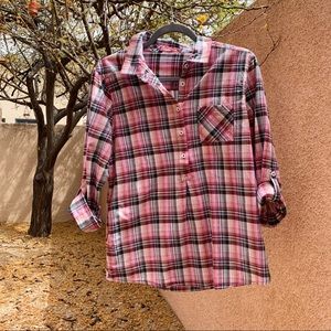 Prana NWOT Gina 1/2 Button Down Long Sleeve